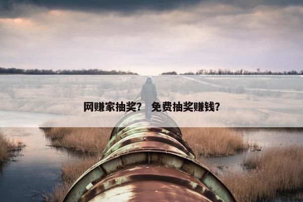 网赚家抽奖？ 免费抽奖赚钱？