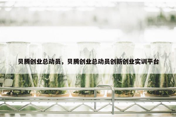 贝腾创业总动员，贝腾创业总动员创新创业实训平台