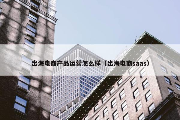 出海电商产品运营怎么样（出海电商saas）