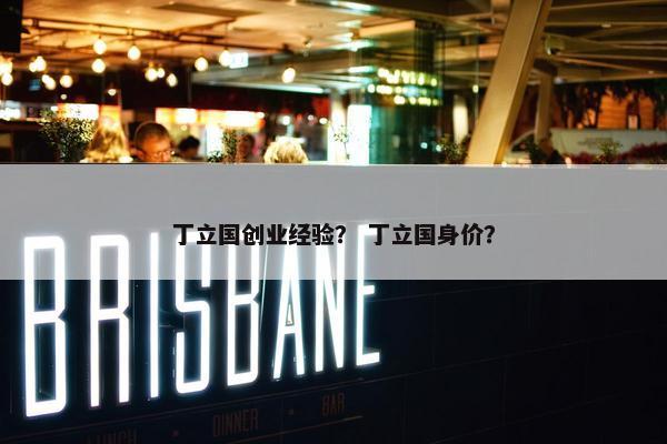 丁立国创业经验？ 丁立国身价？