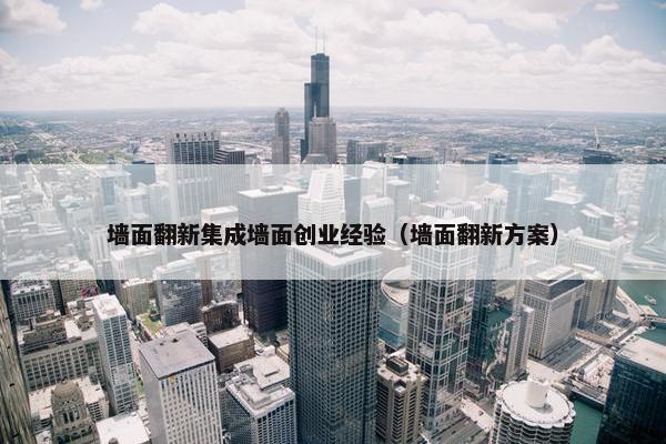 墙面翻新集成墙面创业经验（墙面翻新方案）