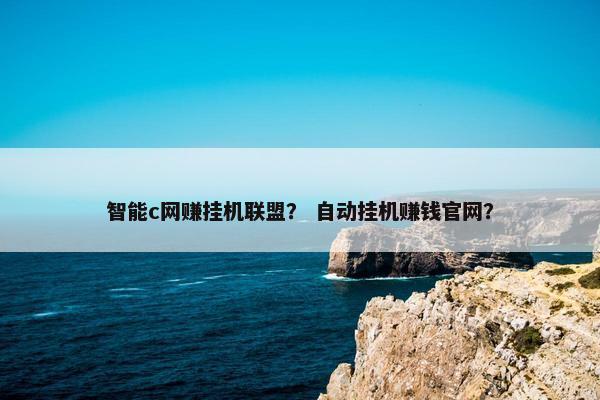 智能c网赚挂机联盟？ 自动挂机赚钱官网？