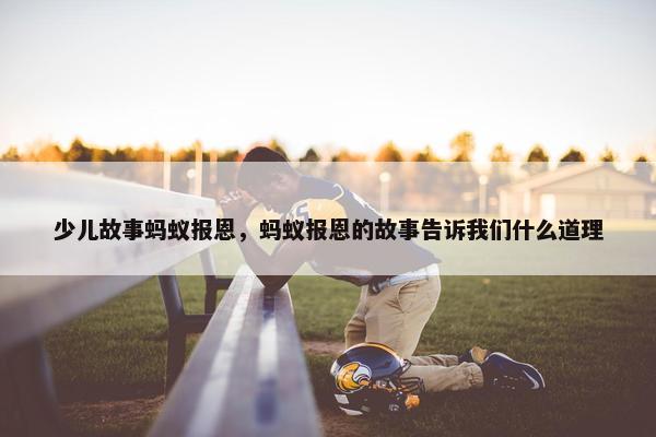 少儿故事蚂蚁报恩，蚂蚁报恩的故事告诉我们什么道理