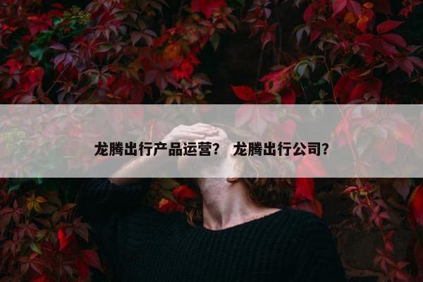 龙腾出行产品运营？ 龙腾出行公司？