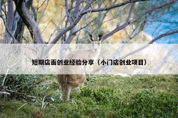 短期店面创业经验分享（小门店创业项目）