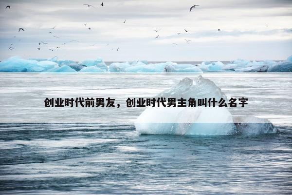 创业时代前男友，创业时代男主角叫什么名字