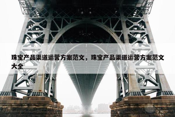 珠宝产品渠道运营方案范文，珠宝产品渠道运营方案范文大全