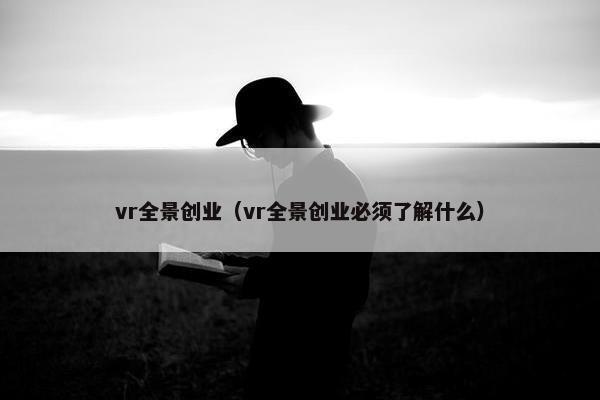 vr全景创业（vr全景创业必须了解什么）