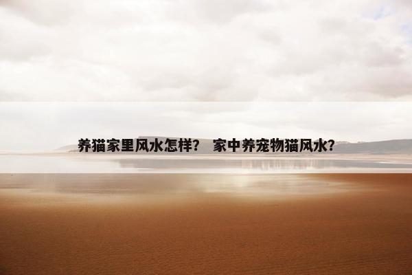 养猫家里风水怎样？ 家中养宠物猫风水？