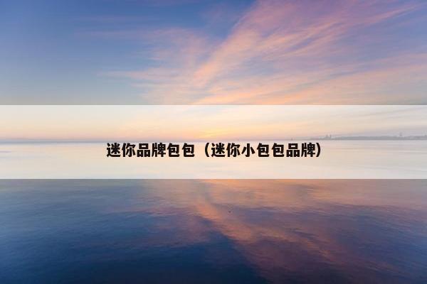 迷你品牌包包（迷你小包包品牌）