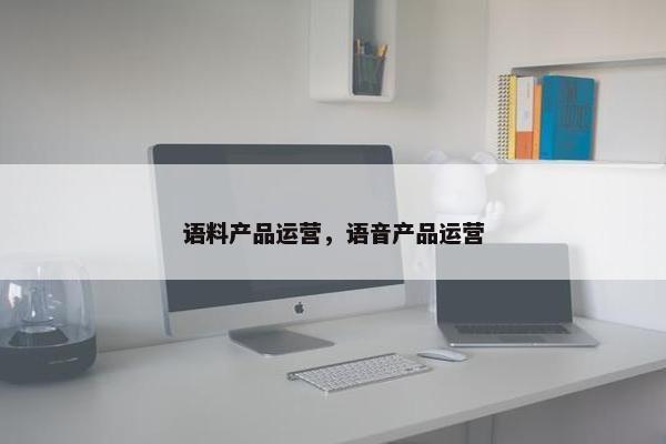 语料产品运营，语音产品运营