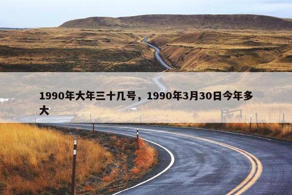 1990年大年三十几号，1990年3月30日今年多大