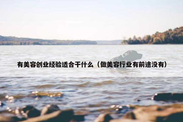 有美容创业经验适合干什么（做美容行业有前途没有）