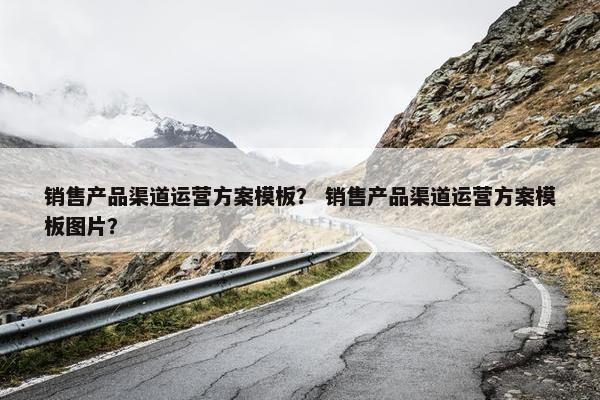 销售产品渠道运营方案模板？ 销售产品渠道运营方案模板图片？