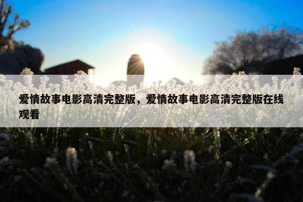 爱情故事电影高清完整版，爱情故事电影高清完整版在线观看